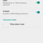 Android sikkerhed - Sikre steder