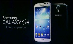 Samsung Galaxy S4.