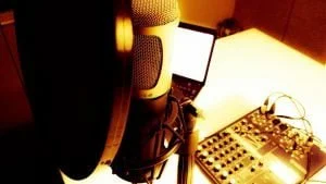 Mikrofon, podcast