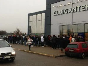 Kø til PlayStation 4