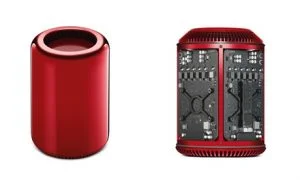 Apple Mac Pro rød