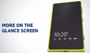 Nokia Lumia Black Glance Screen