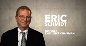 Googles bestyrelsesformand Eric Schmidt