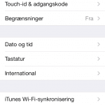 Pinkode, iPhone, screenshot