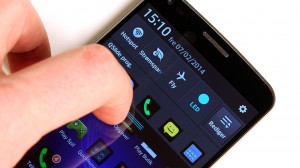 LG G Flex, smartphone, menu
