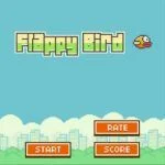 Screenshots fra mobilspillet Flappy Bird