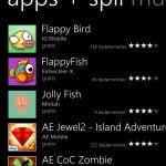 Flappy Bird søgning Windows Phone