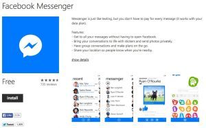 Facebook Messenger Windows Phone