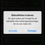 Apple advarsel vedrørende In-App køb i iOS 7.1