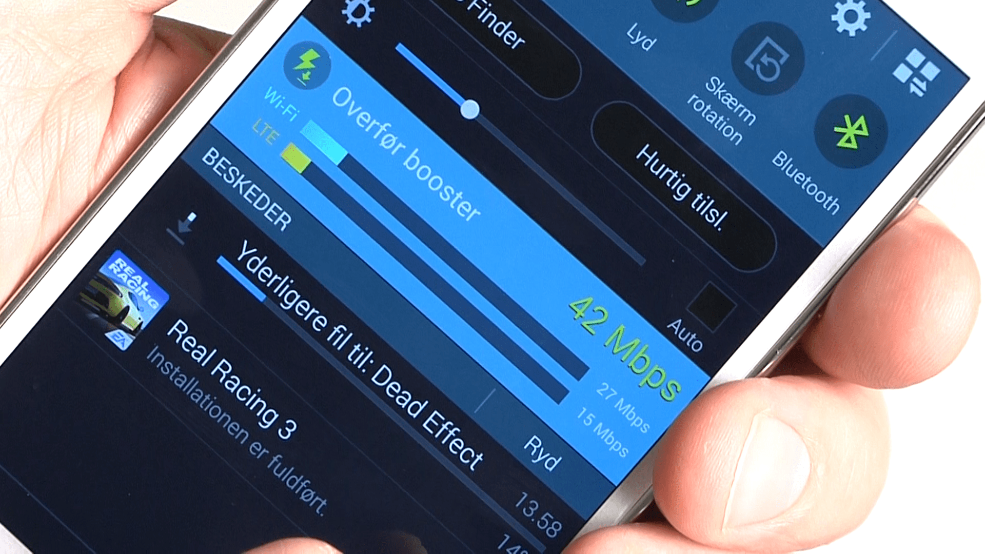 Sådan virker Download Booster i Samsung Galaxy S5 - MereMobil.dk