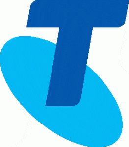 Australsk teleoperatør Telstra logo
