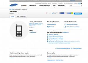 Samsung Galaxy S5 mini spottet på officiel hjemmeside (finsk)