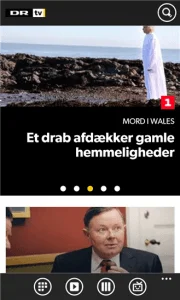 DR TV applikationen på mobilen