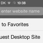 iOS 8 beta screenshot