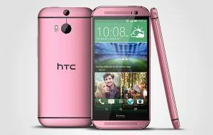 HTC One M8 i pink (Kilde: Pocketnow.com)