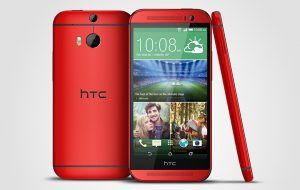 HTC One M8 i rød (Kilde: Pocketnow.com)