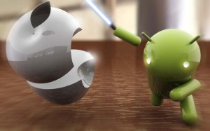 Android vs Apple tabletkamp