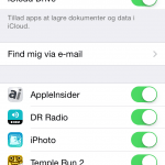 Screenshots fra iOS 8 beta 3 indsendt af Andreas Pedersen
