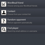 Wordfeud screenshots