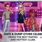 Screenshots fra spillet Kim Kardashian Hollywood