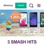 Telias webshop på mobilen
