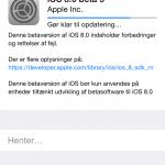 iOS 8 beta 5 (Screenshot: Andreas Pedersen)