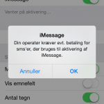 Screenshot iMessage-funktion