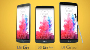 LG G3, LG G3 Beat og LG G3 Stylus