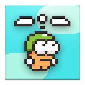 Screenshots fra spillet Swing Copters 