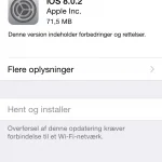 iOS 8.0.2 opdatering