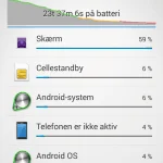 Screenshot fra Sony Xperia Z3