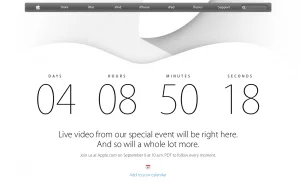 Nedtælling til Apple iPhone 6-event