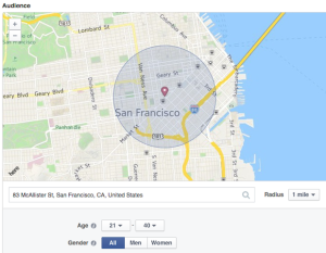 Facebook "nearby-annoncering på vej