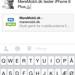 Screenshot fra iPhone 6 Plus