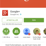 Google Play 5.0 skærmbillede