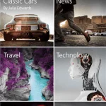 Screenshots Flipboard til Windows Phone
