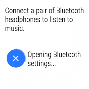 Android Wear Walkman Bluetooth