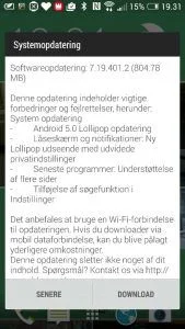 Android 5.0 Lollipop til HTC One M7