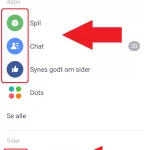 Skærmbillede af Facebook