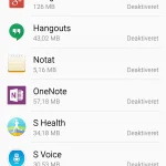 Screenshot fra Samsung Galaxy S6 / S6 Edge
