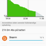 Batteritid Galaxy S6 Edge