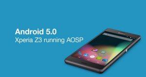 Android 5.0 Lollipop på Sony Xperia Z3