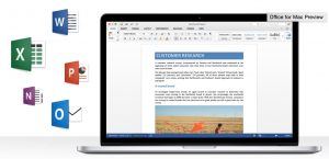 Office 2016 i preview på Mac.
