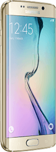 Samsung Galaxy S6 Edge - front side - guld