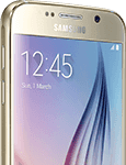 Samsung Galaxy S6 - front side - guld