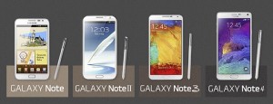 Samsung Galaxy Note-serien.