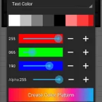 Billeder fra Phonto applikationen fra Google Play Store