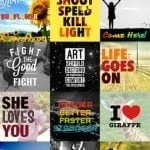 Billeder fra Phonto applikationen fra Apples App Store