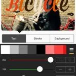 Billeder fra Phonto applikationen fra Apples App Store