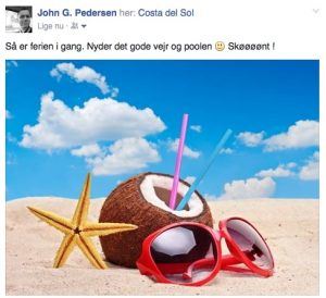 Facebook ferieupdate